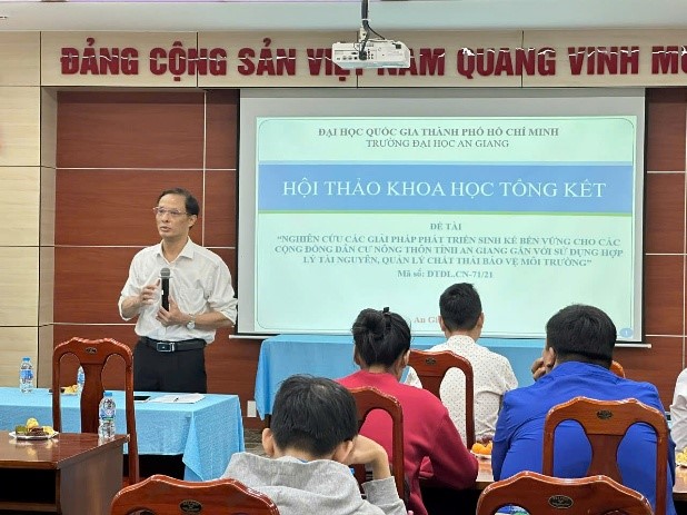 Hội thảo tổng kết đề tài độc lập cấp quốc gia về nghiên cứu các giải pháp phát triển sinh kế bền vững