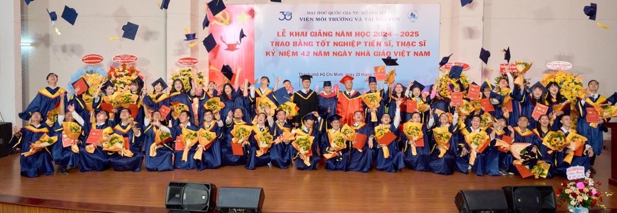 Lễ khai giảng năm học 2024 - 2025, Lễ kỷ niệm 42 năm ngày Nhà giáo Việt Nam 20/11, Lễ trao bằng tốt nghiệp Tiến sĩ, Thạc sĩ