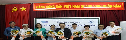 Nghiên cứu sinh Lê Thanh Sơn bảo vệ thành công LATS cấp Viện với 5 công bố quốc tế có chất lượng cao với tổng chỉ số IF xấp xỉ 40