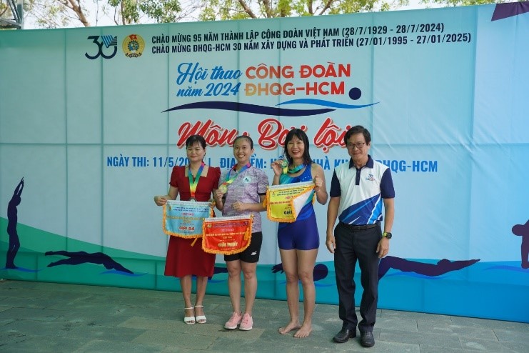 Công đoàn Viện Môi trường và Tài nguyên tham gia Hội thao Công đoàn Đại học Quốc gia TP. Hồ Chí Minh năm 2024